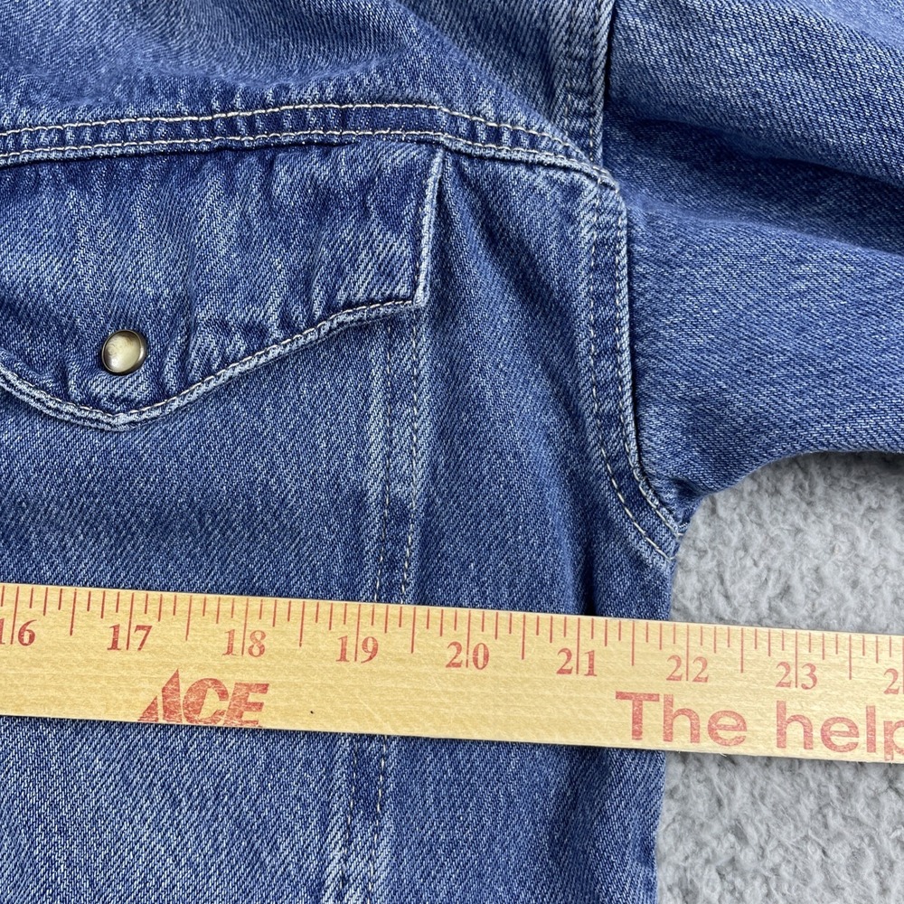 Free People We the Free The Townes Coverall Jumpsuit Size XL Blue One Piece Jean - Picture 10 of 16